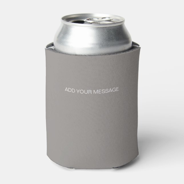 Warm Gray Can Cooler (Can Front)