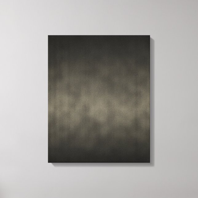 Warm Gray Goth Ombre Background Art Canvas Print (Front)