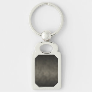 Warm Gray Goth Ombre Background Art Keychain
