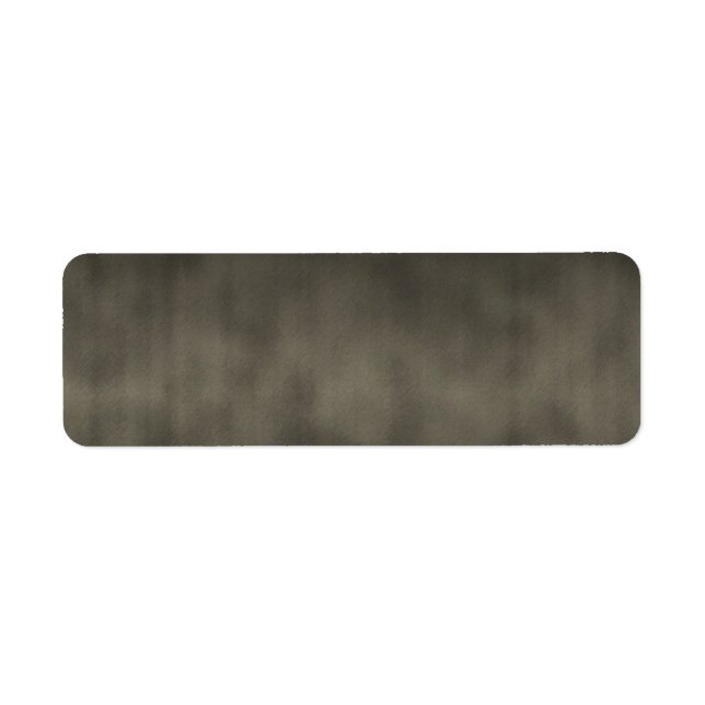 Warm Gray Goth Ombre Background Art Label (Front)