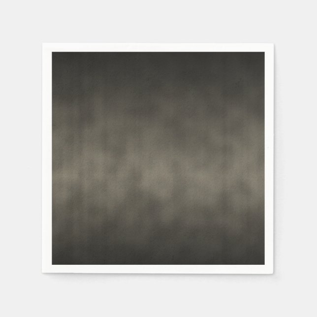 Warm Gray Goth Ombre Background Art Napkins (Front)