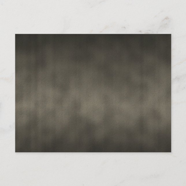 Warm Gray Goth Ombre Background Art Postcard (Front)