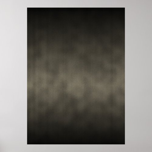 Warm Gray Goth Ombre Background Art Poster