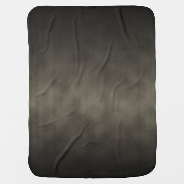 Warm Gray Goth Ombre Background Art Receiving Blanket (Front)