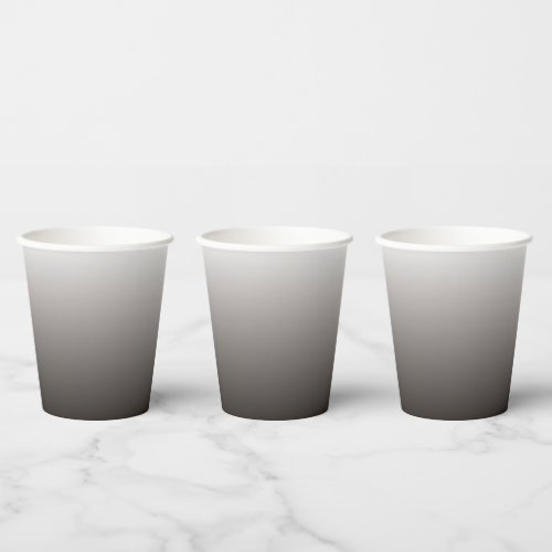 Warm Gray Light to DeepTones Paper Cups