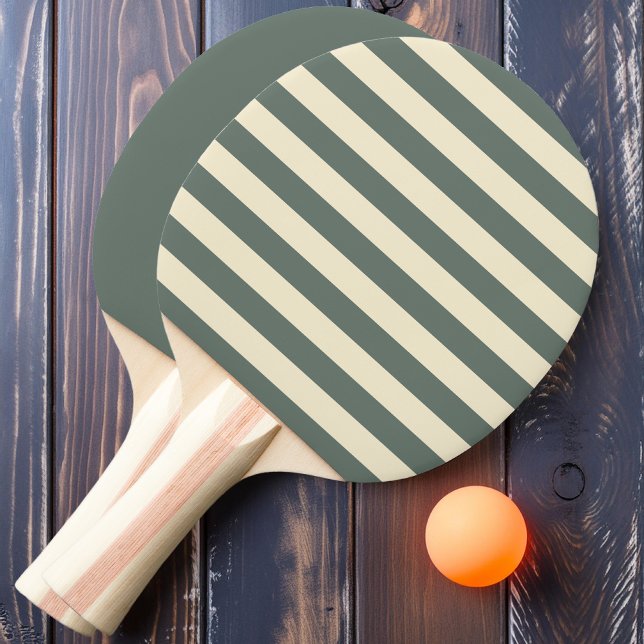 Warm Gray Polo Stripes and Solid Ping Pong Paddle (Creator Uploaded)
