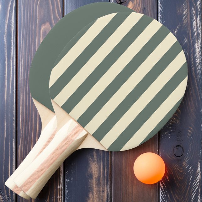 Warm Gray Polo Striping and Solid Ping Pong Paddle (Creator Uploaded)