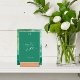 Warm Green Watercolor Gratitude Sign Holder