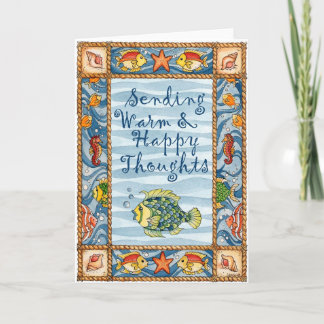 Warm & Happy Thoughts - Greeting Card