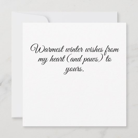 Warm Heart Snow Bichon (Back)