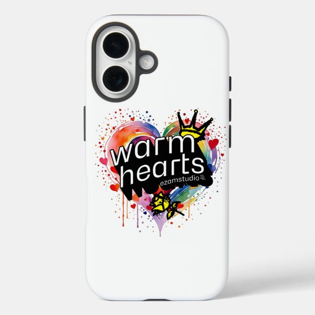 Warm Hearts - Cozy and Heartfelt Design Case-Mate iPhone Case (Back)