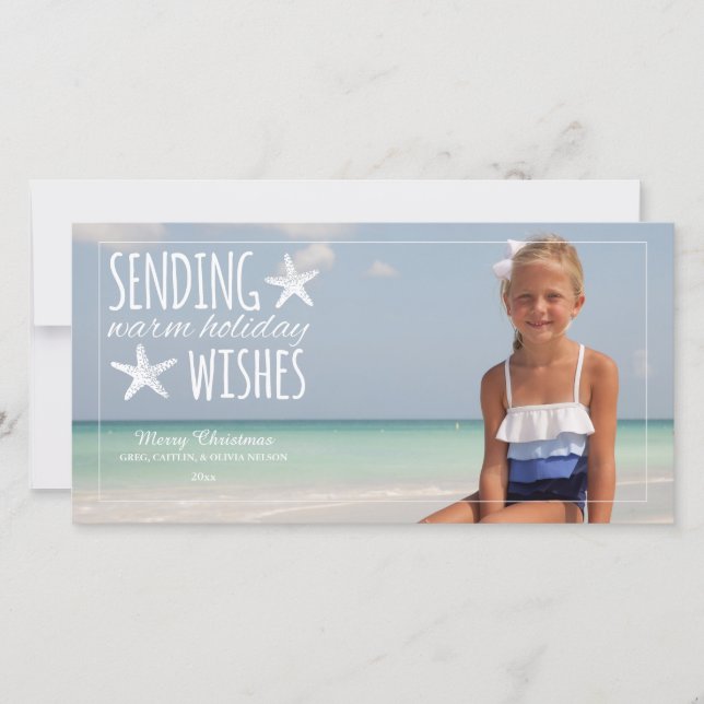 Warm Holiday Wishes | 2015 Holiday Photo Greeting (Front)