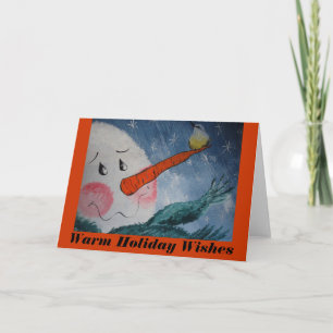 Warm Holiday Wishes Card