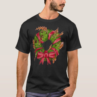 Warm Holiday Wreath T-Shirt