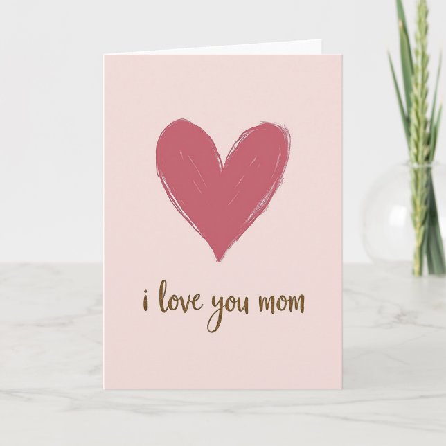 Warm Hue Mothers Day Card (Front)