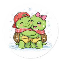 Warm Hug in Snow