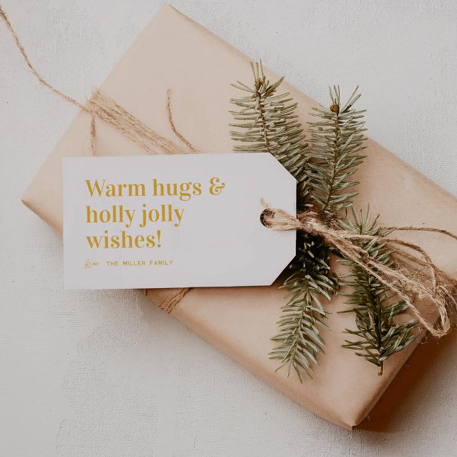 Warm Hugs | Cute Christmas Gift Tags (Creator Uploaded)