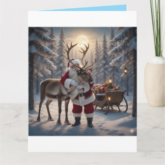 Warm Hugs in a Winter Wonderland Card