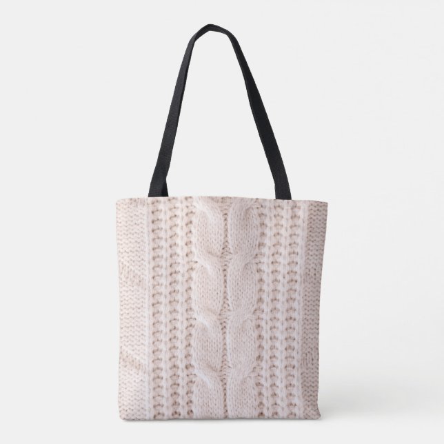 Warm Knits Tote Bag (Back)