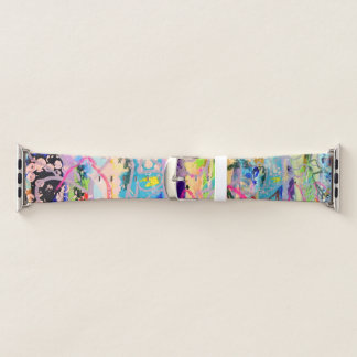 Warm Layers by Lydia's Art Sangria Apple Watch Band