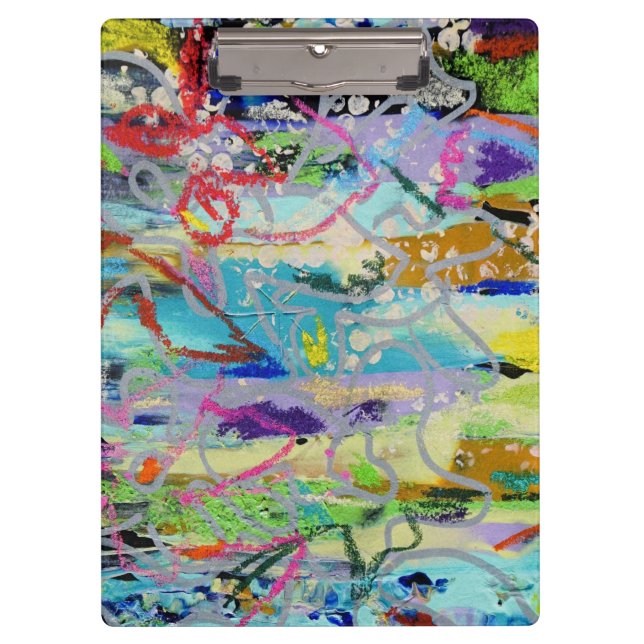 Warm Layers by Lydia's Art Sangria Clipboard (Front)