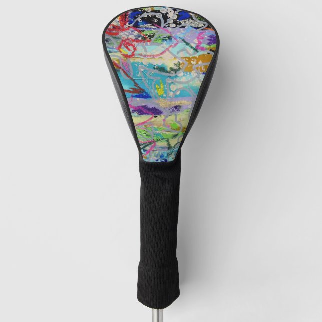 Warm Layers by Lydia's Art Sangria Golf Head Cover (Front)