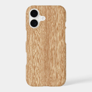 Warm Light Wood Grain Texture with Natural Flow iPhone 17 Case