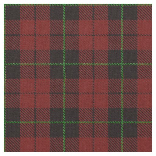 Warm Maroon, red plaid fabric w/green stripe