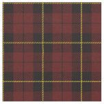 Warm Maroon, red plaid yellow/gold &amp; black stripe Fabric