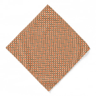 Warm Mid-Century Retro Boomerang Atomic Bandana