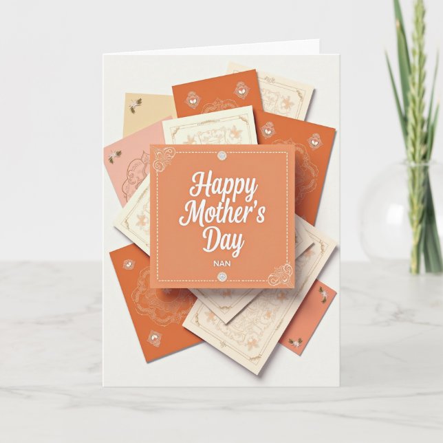 Warm Mothers Day Art Card (Front)