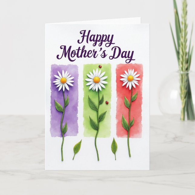 Warm Mothers Day Garden Card (Front)