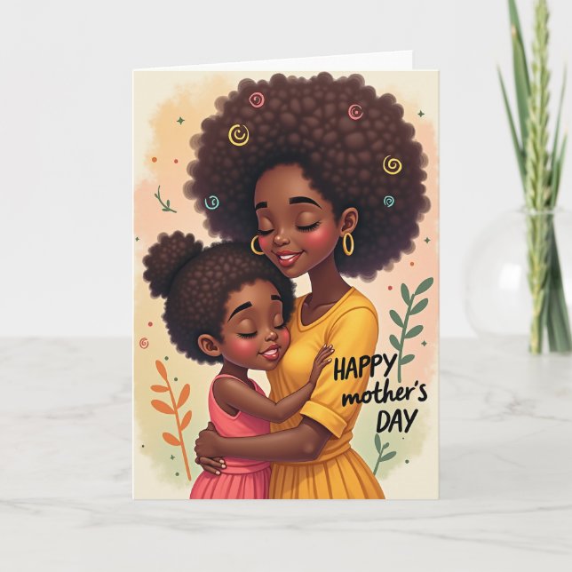 Warm Mothers Day Hugs Card (Front)