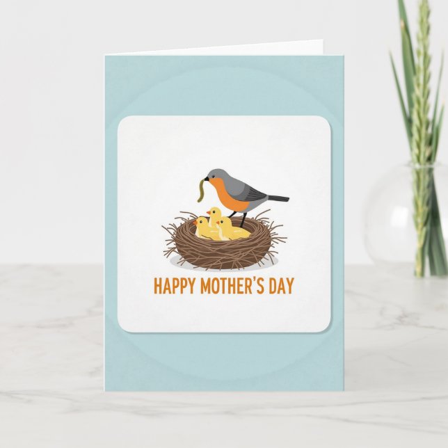 Warm Mothers Day Scene Card (Front)