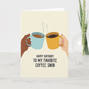 Warm Mug Toast Birthday Card