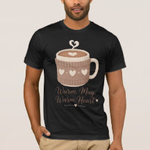 Warm Mug Warm Heart Cozy Knitted Coffee Cup