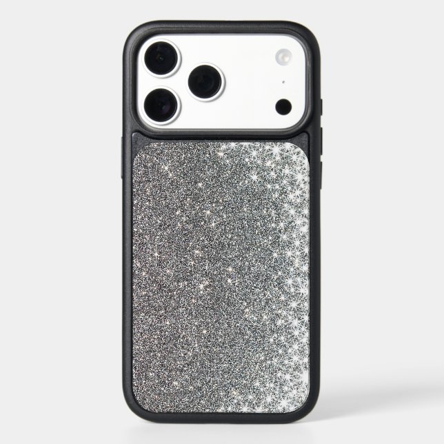 Warm Neutral Blur with Deep Red Accent Abstract De Otterbox iPhone Case (Back)