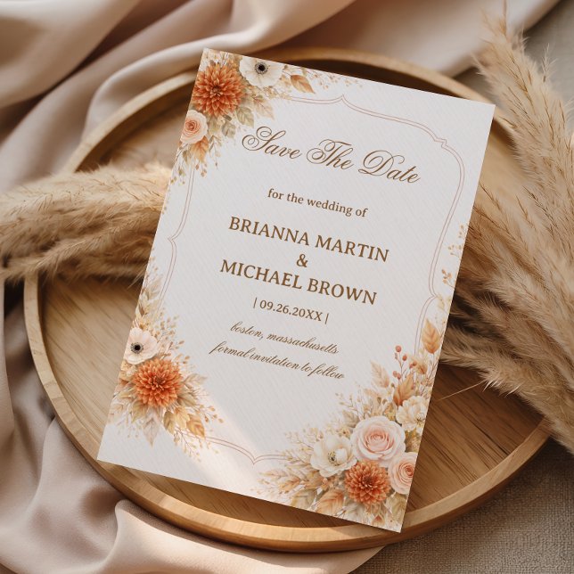 Warm Neutral Floral Announcement (Creator Uploaded)