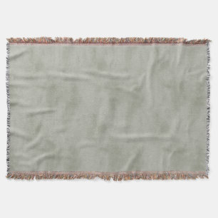 Warm Olive Green Christmas Throw Blanket