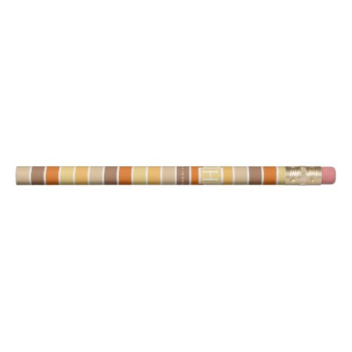 Warm Pastel Autumn Color Palette  Personalized Pencil