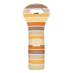 Warm Pastel Autumn Color Palette   Personalized Wine Bag