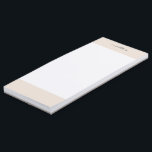 Warm Peach Frame Script Magnetic Notepad<br><div class="desc">Warm peach frame post it notes. Perfect for writing down little reminders. Great gift for mom,  daughter,  grandma,  professional and more.</div>