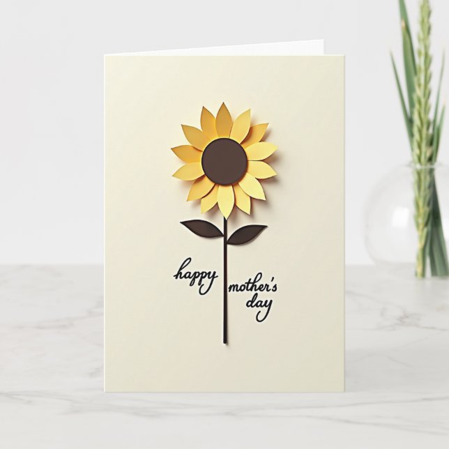 Warm Petal Mothers Day Card (Front)