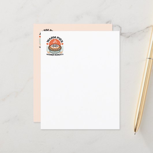 Warm Pies Warmer Moments – Cozy Autumn Design (Front/Back In Situ)