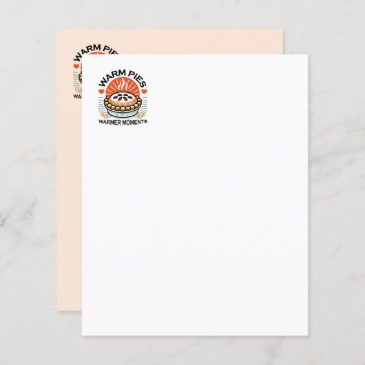 Warm Pies Warmer Moments – Cozy Autumn Design (Front/Back)