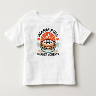 Warm Pies Warmer Moments – Cozy Autumn Design Toddler T-shirt