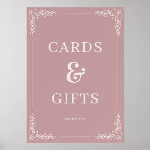 Warm Pink Classic Gratitude Sign Holder