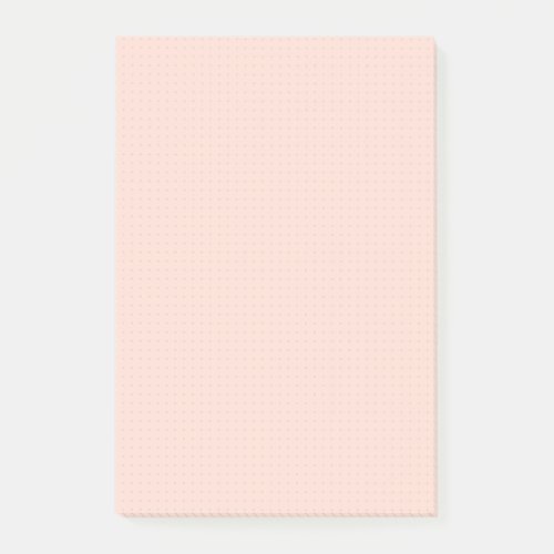 Warm Pink Light Dot Grid Notes