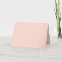 Warm Pink Light Dot Grid Pattern Folded Note Card