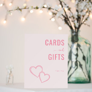 Warm Pink Minimalist Thank You Card Foam Board